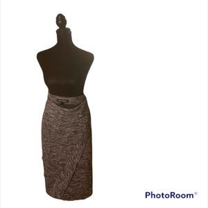 Ashley Stewart Plus Size Grey Skirt